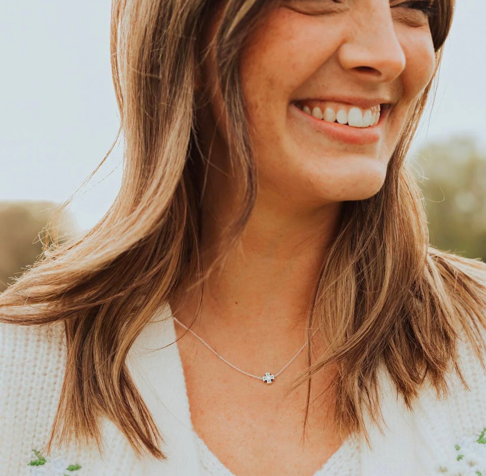 Faith Petite Cross Necklace