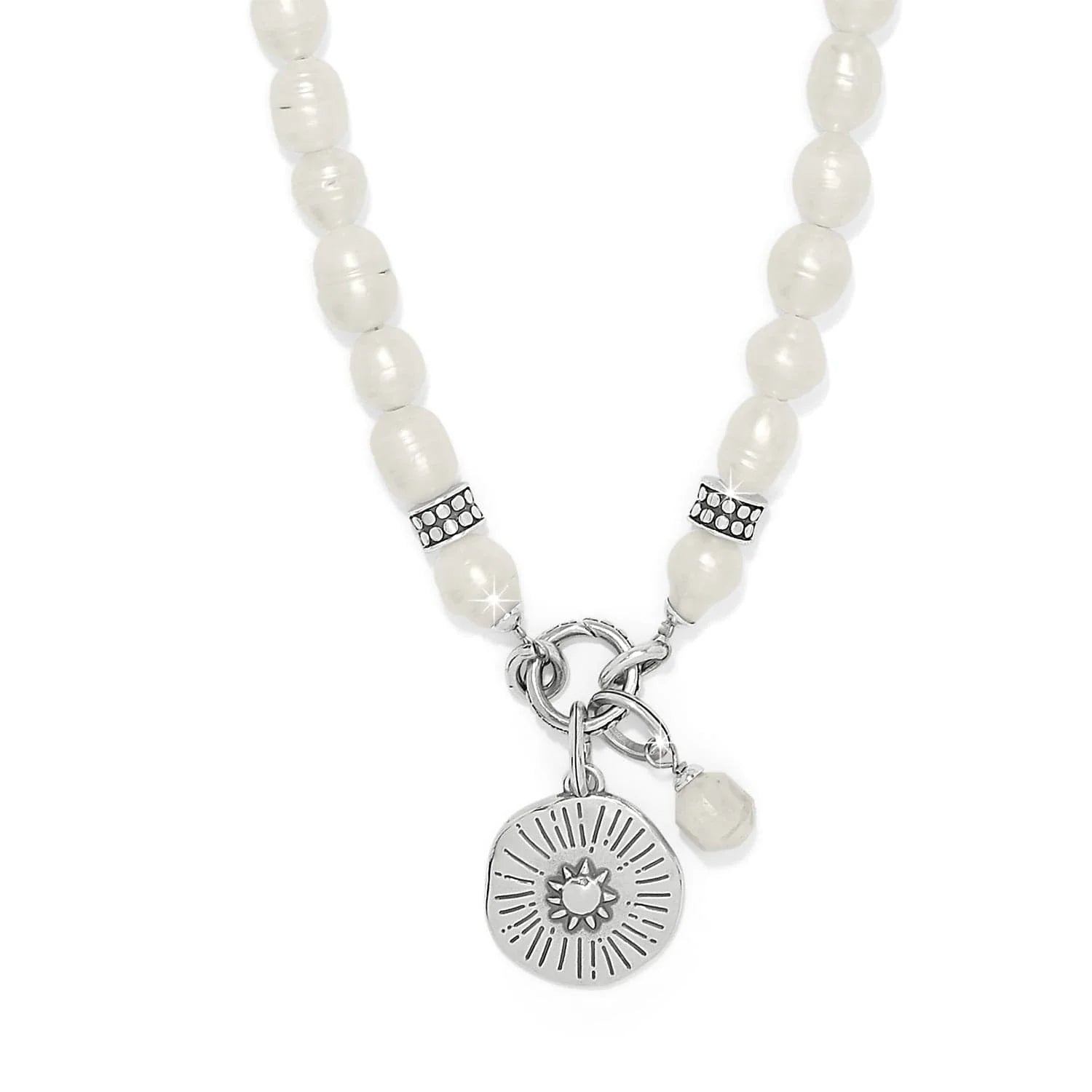 Brighton Token Charm Pearl Necklace