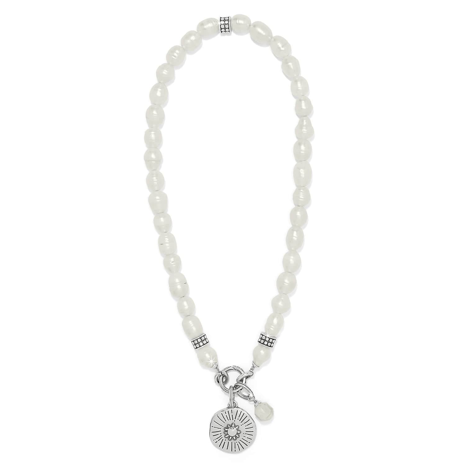 Brighton Token Charm Pearl Necklace