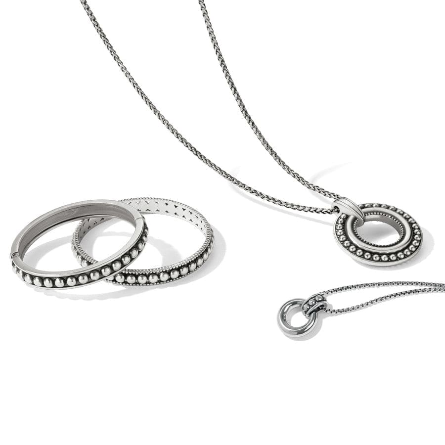 Brighton Pretty Tough Pierced Bangle Silver