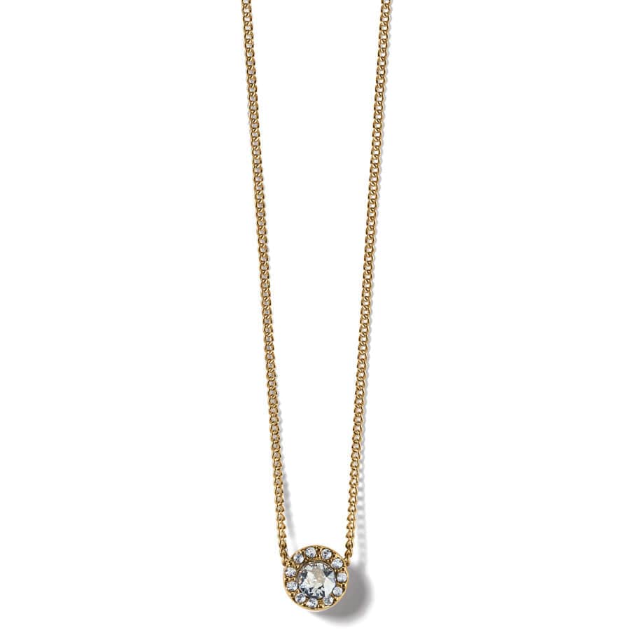 Brighton Illumina Gold Solitaire Petite Necklace Earrings — Accents Boutique, Marble Falls TX