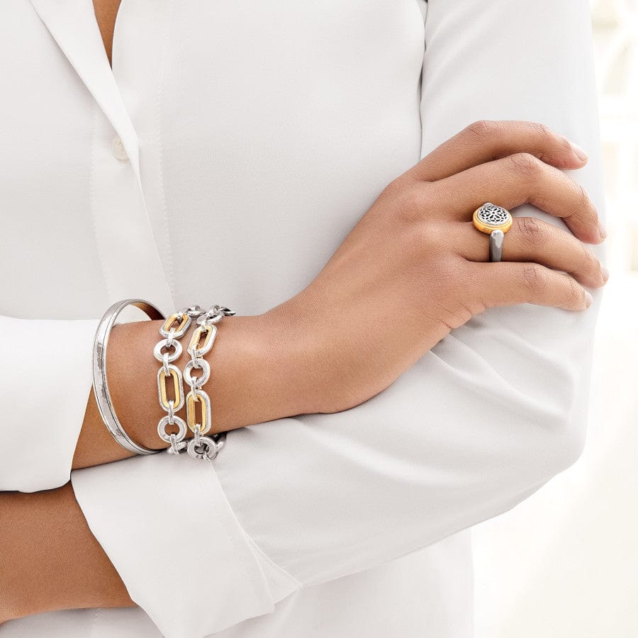Brighton Ferrara Medici Link Two Tone Bracelet