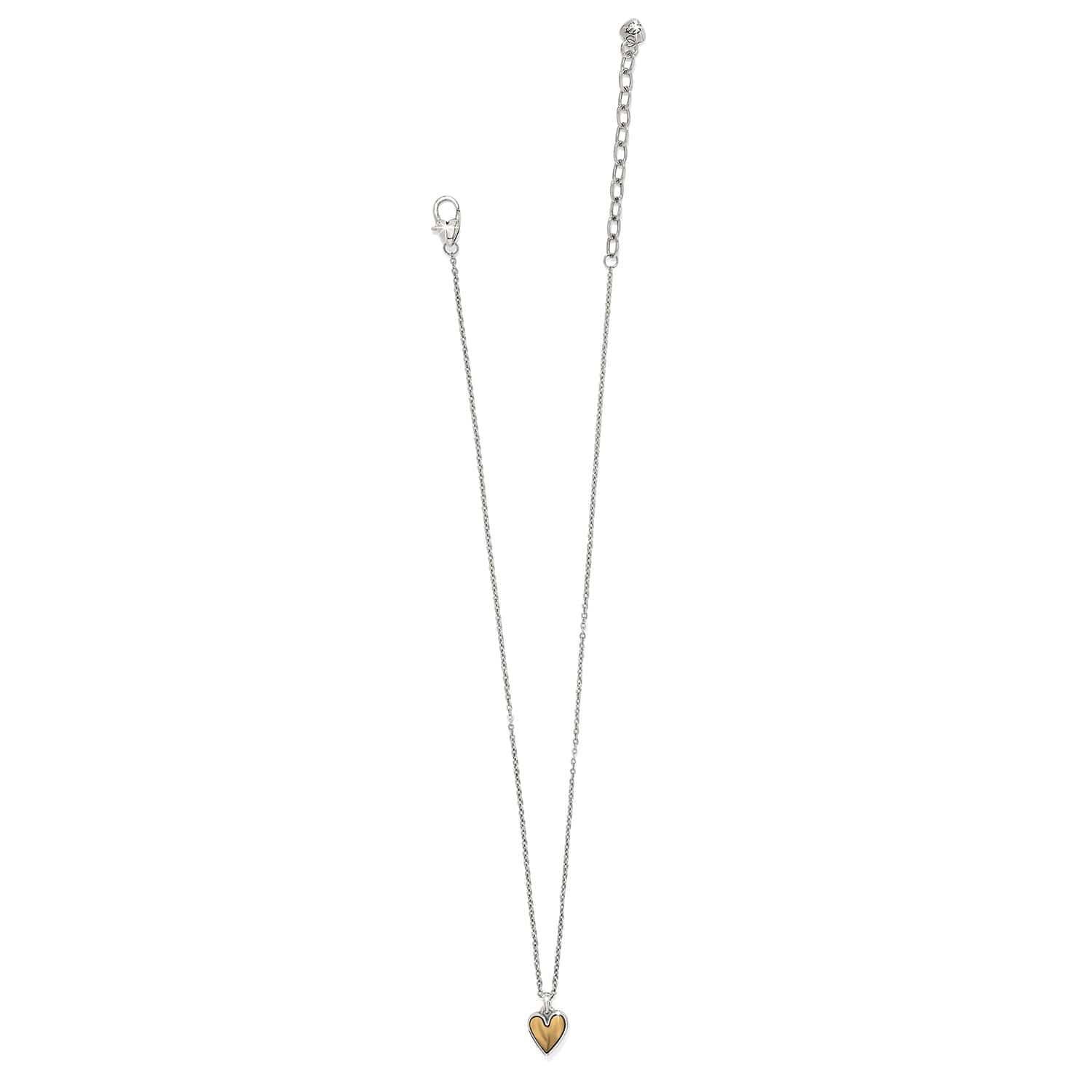 Brighton Cascade Gold Heart Mini Necklace