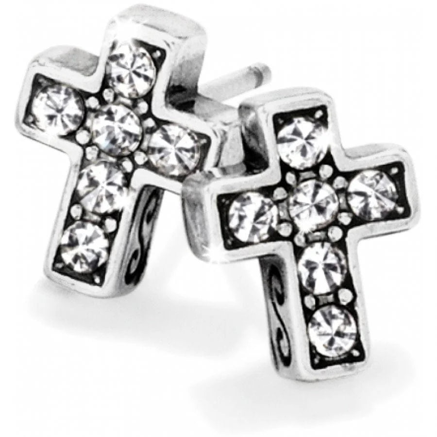 Brighton Starry Night Cross Crystal Swarovski Mini Post