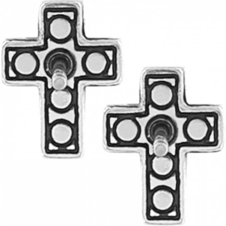 Brighton Starry Night Cross Crystal Swarovski Mini Post
