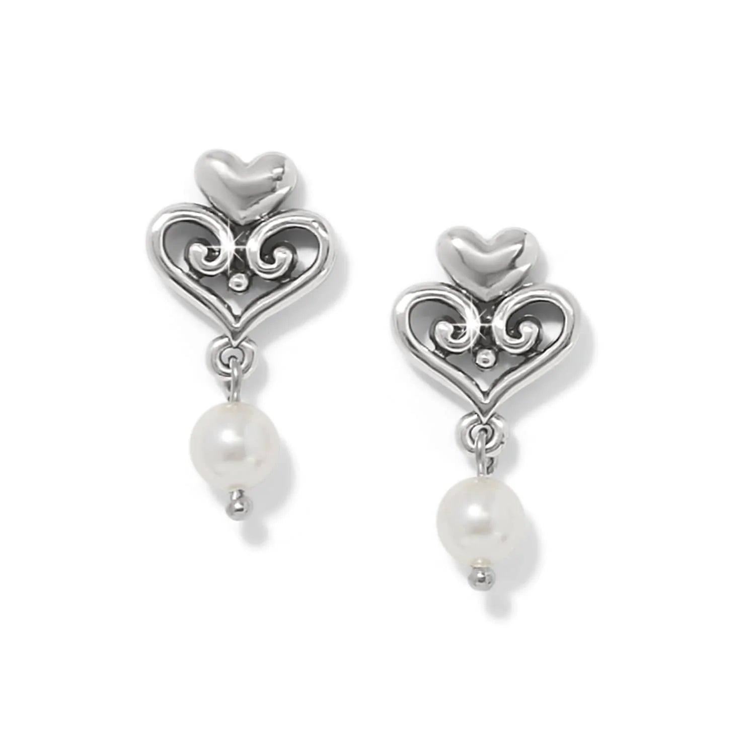 Brighton Alcazar Amor Pearl Post Drop Earrings — Accents Boutique, Marble Falls TX