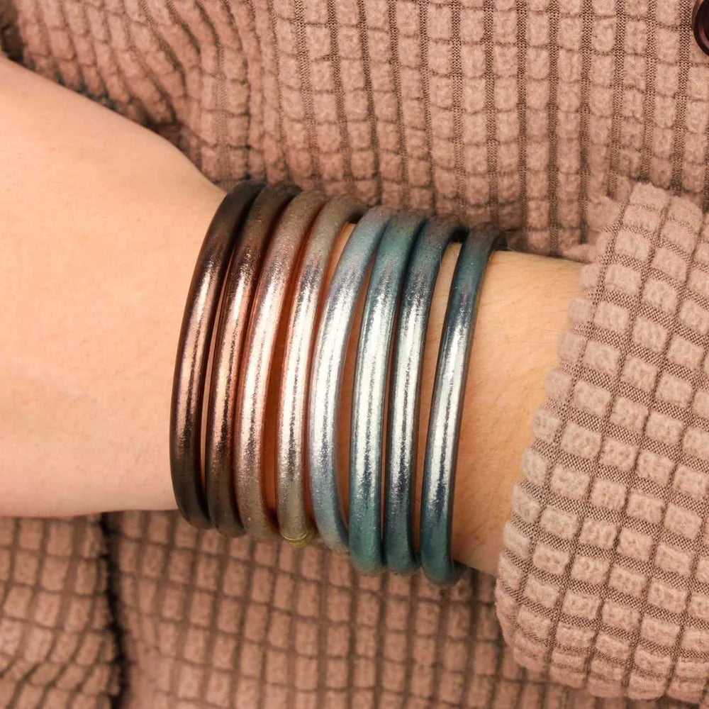Budha Girl Fawn All Weather Bangles - Large - Regular