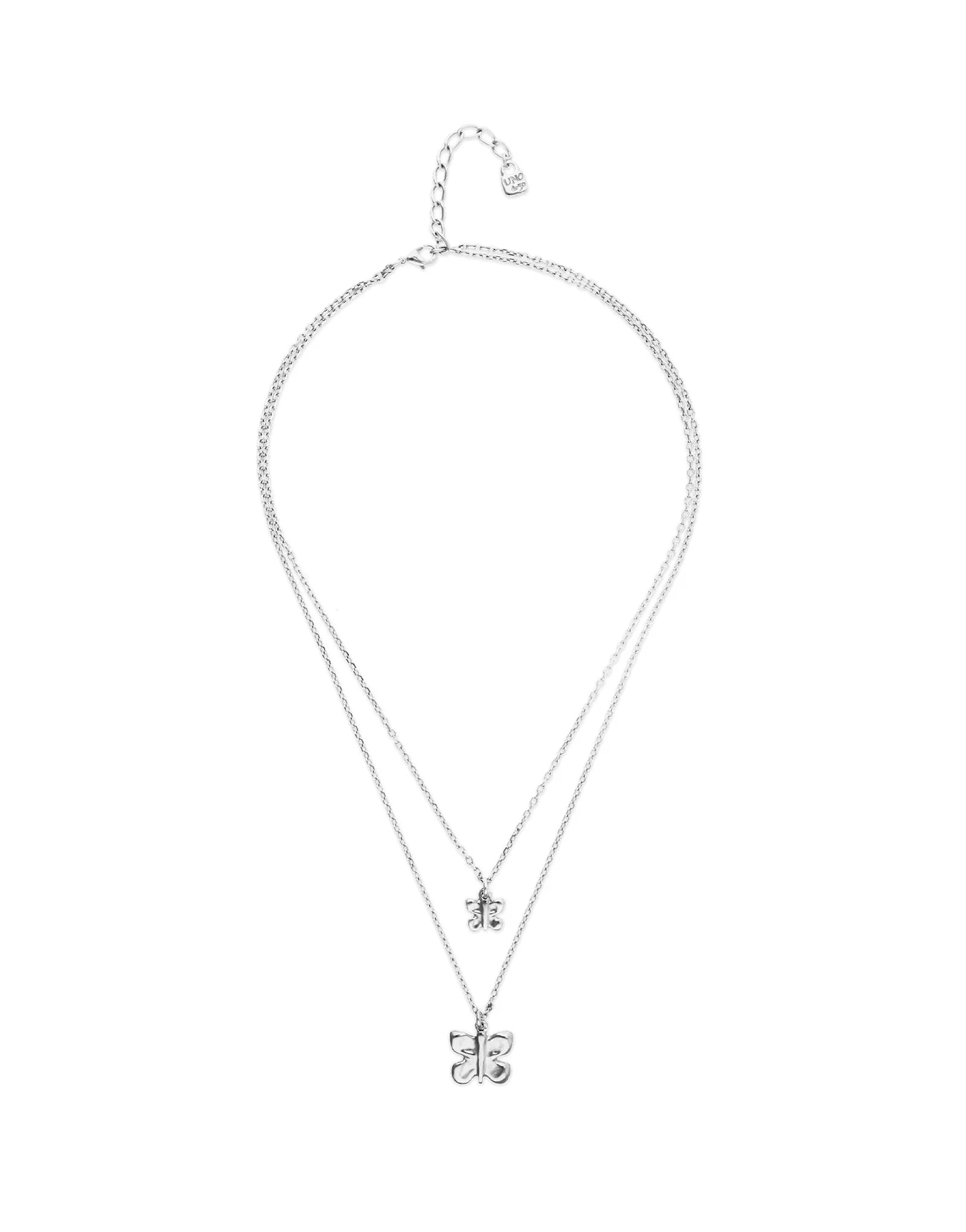 UNO de 50 Flutter Necklace-Silver