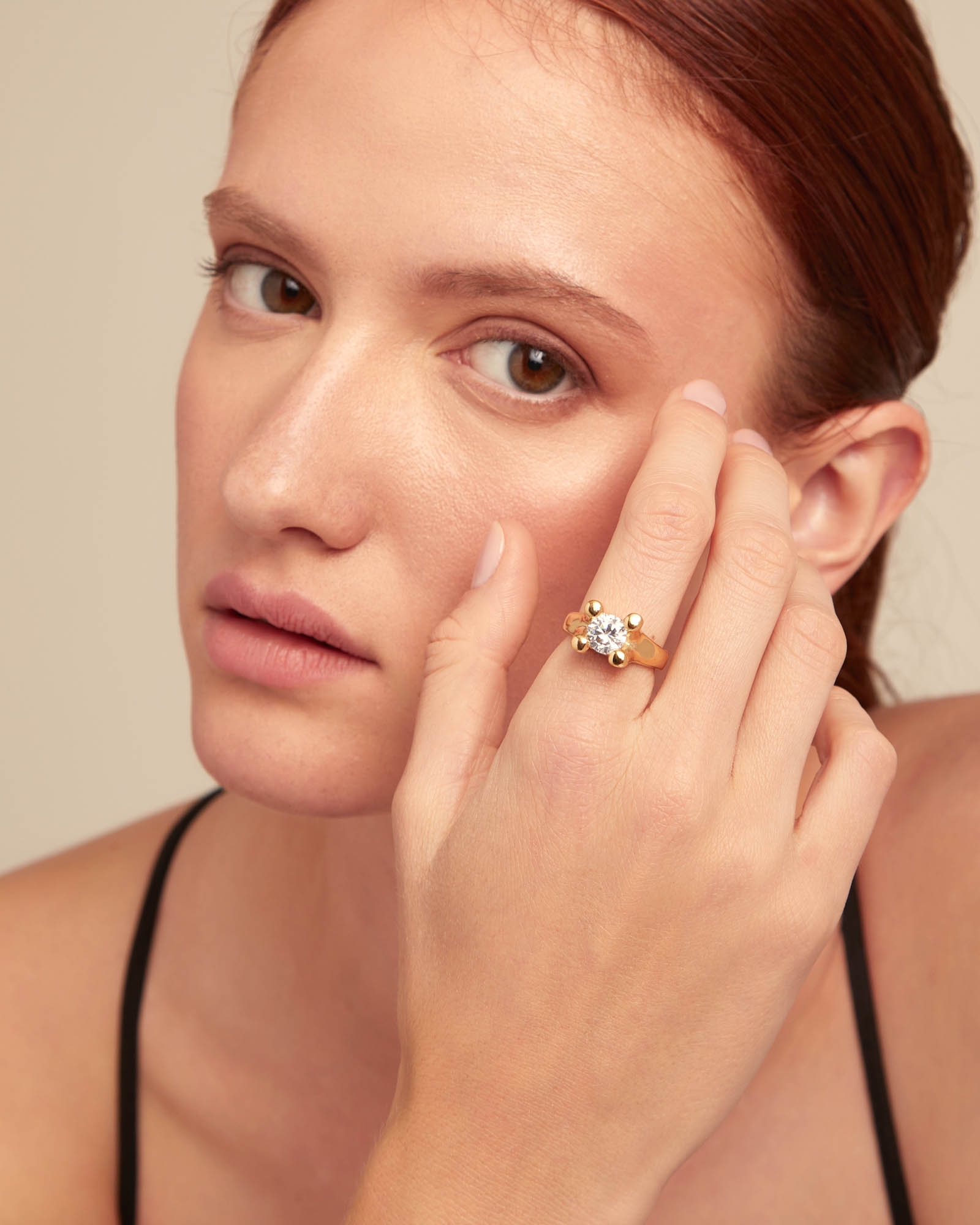 Uno de 50 Anima Gold Plated Ring
