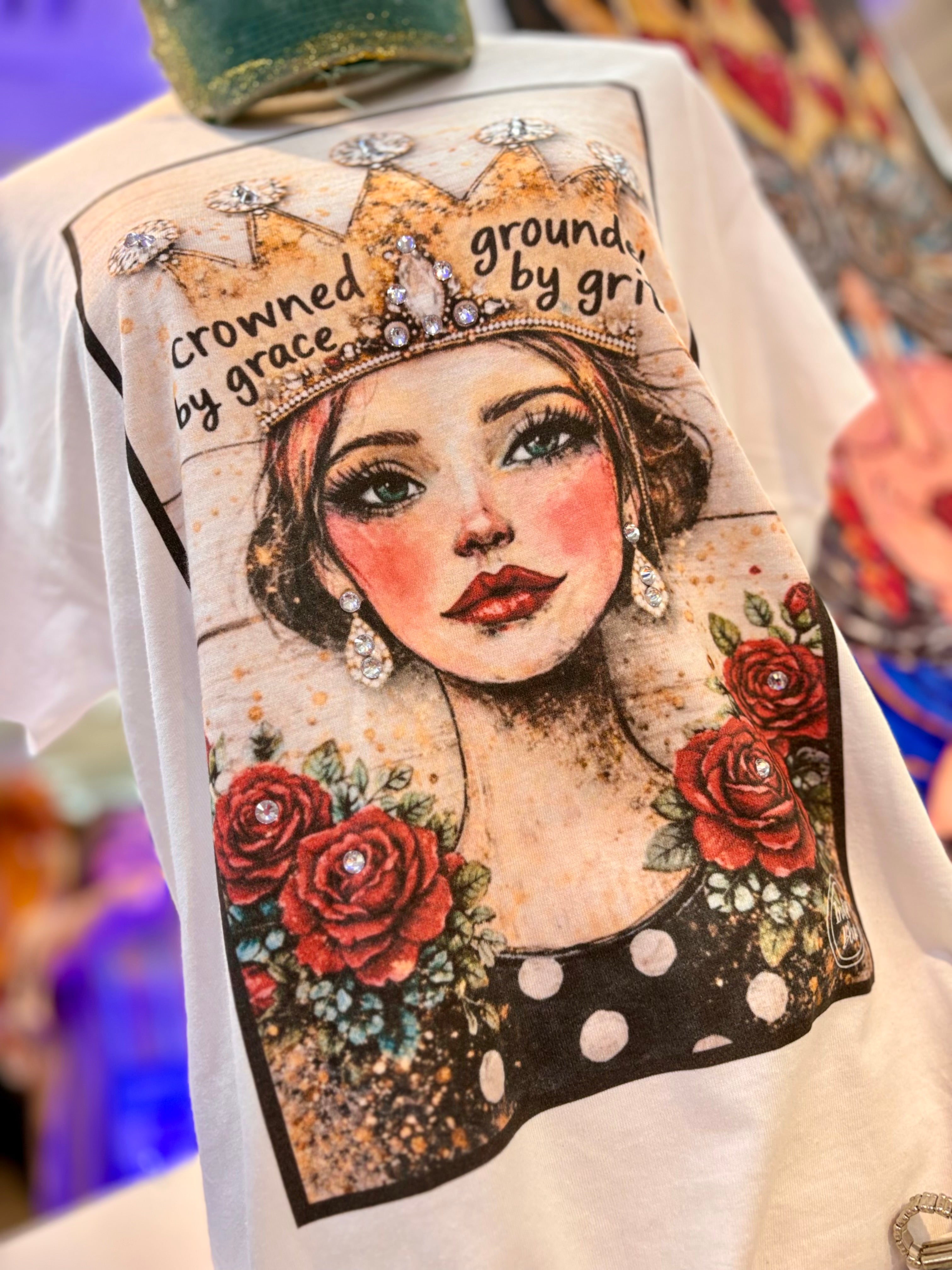 Crowned By Grace Bling Tee