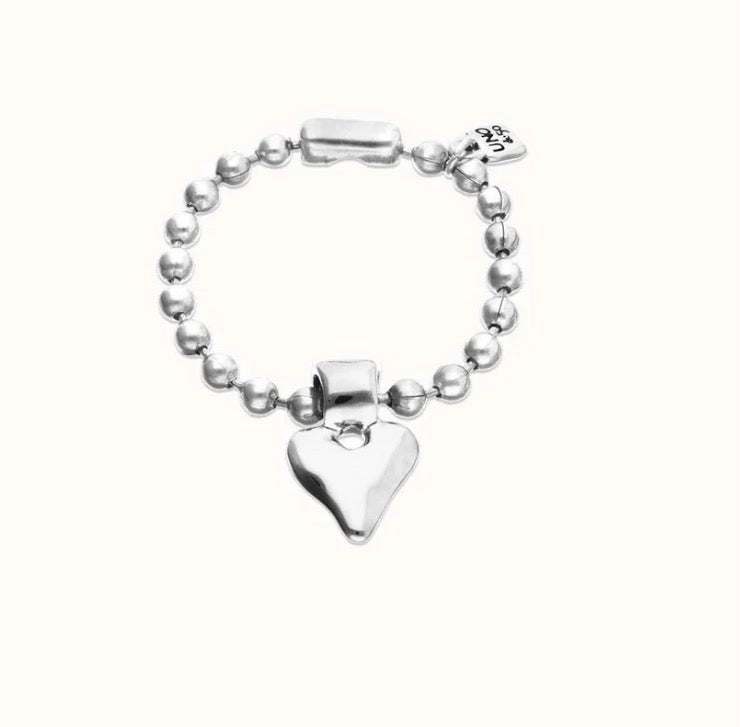 Uno de 50 Bead Bracelet With Heart Detail