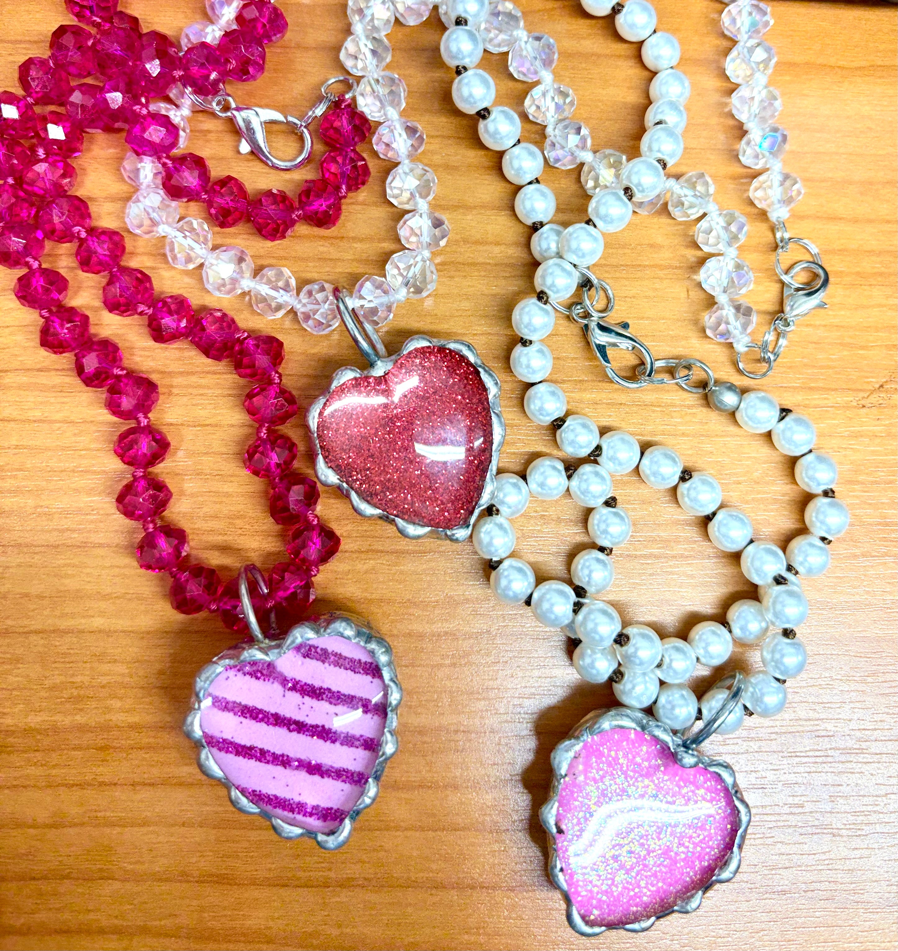 Beaded Heart Necklace