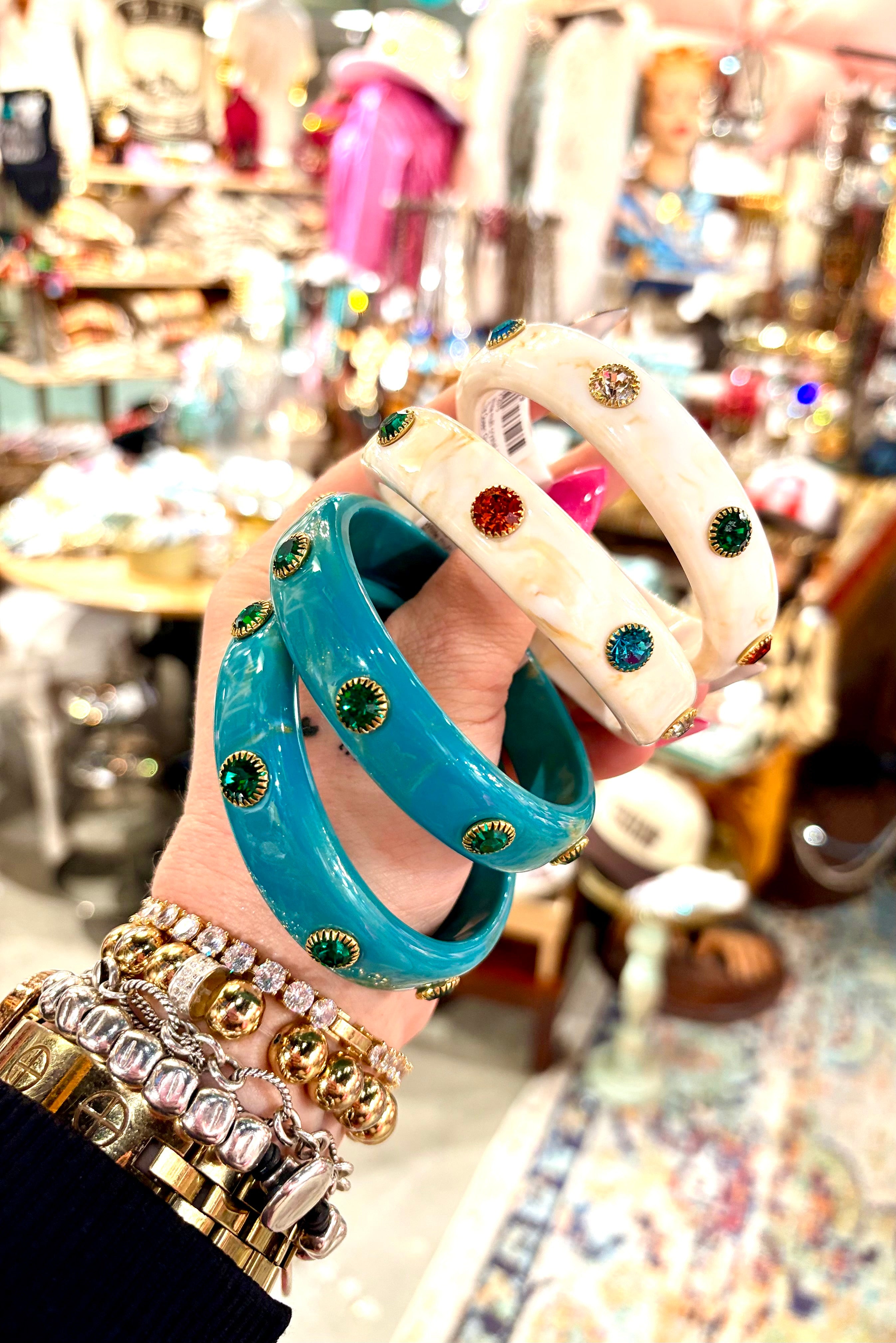 Epoxy Bling Bangle