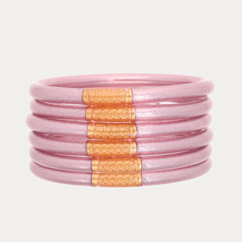 Budha Girl Ice Rose All Weather Bangles® (AWB®) - Set of 6