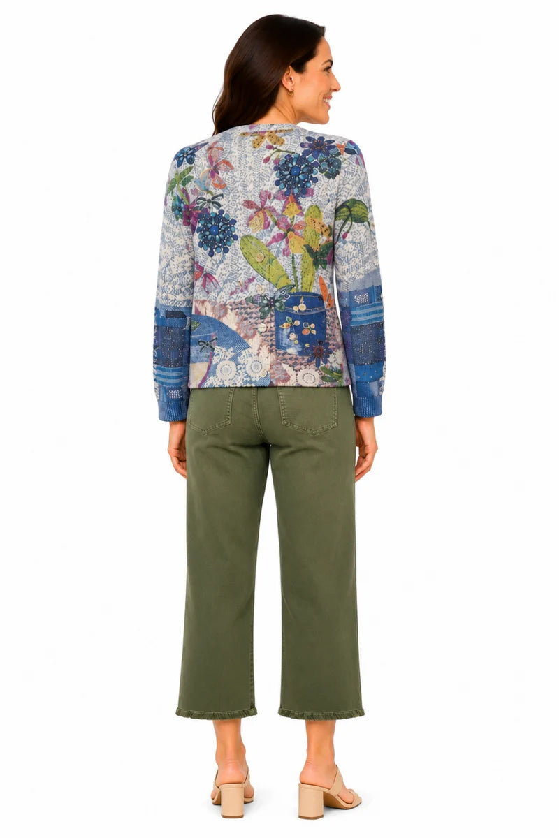 John Mark Olive Straight Leg Denim Jean