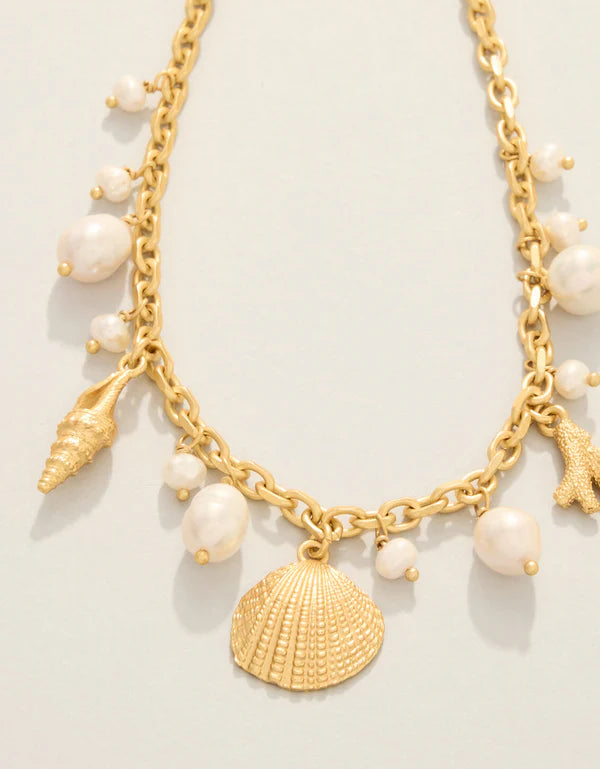 Spartina Seashore Petite Necklace 17" Pearl