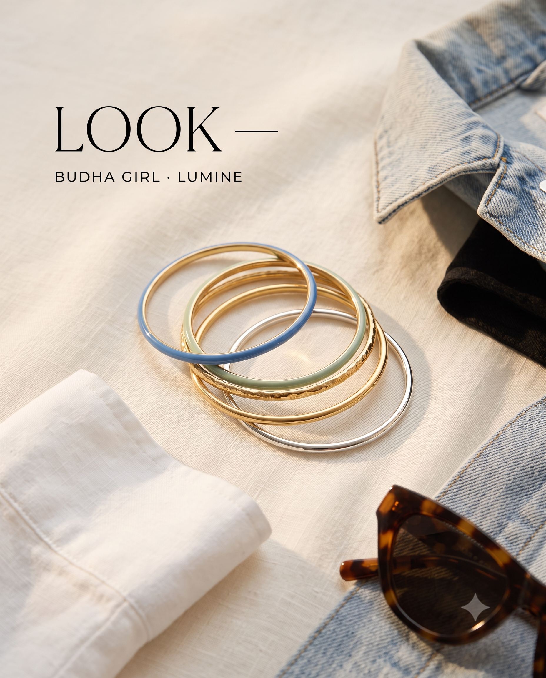 Budha Girl Lumine All Weather Bangles® (Set of 6)