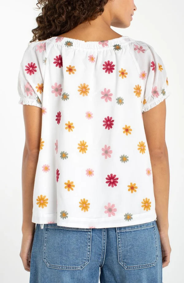 Floral Spotted Blouse