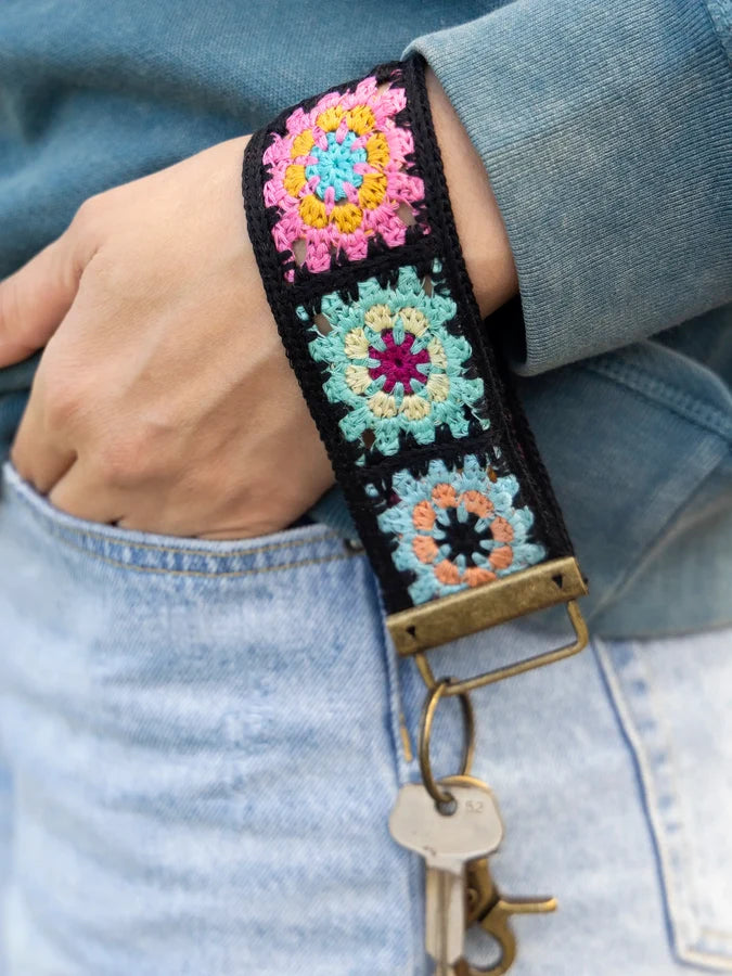 Natural Life Embroidered Key Chain