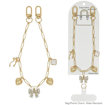 Gold Bag Charm Chains