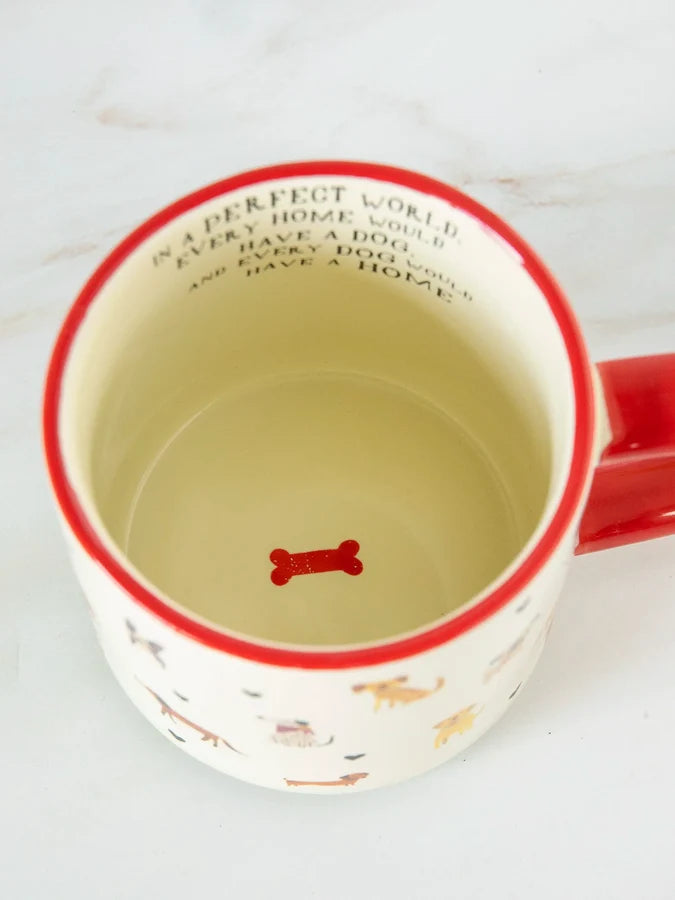 Natural Life Bungalow mug with painted design — view 9