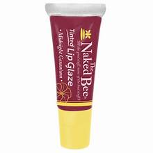 Naked Bee Midnight Geranium Tinted Lip Glaze Lip Color 0.3 oz.