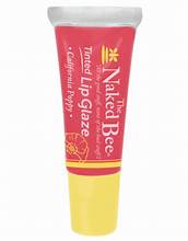 Naked Bee California Poppy Tinted Lip Glaze Lip Color 0.3 oz.