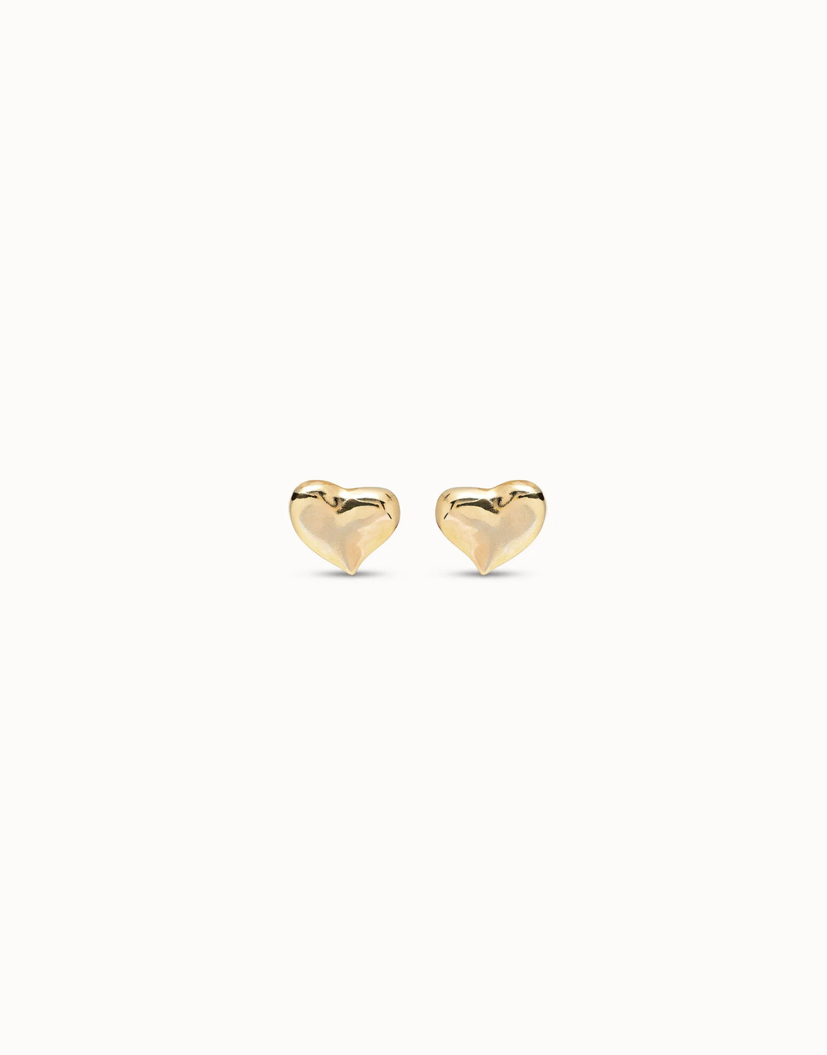 Uno de 50 Uno Heart Silver Plated Stud Earrings — view 3