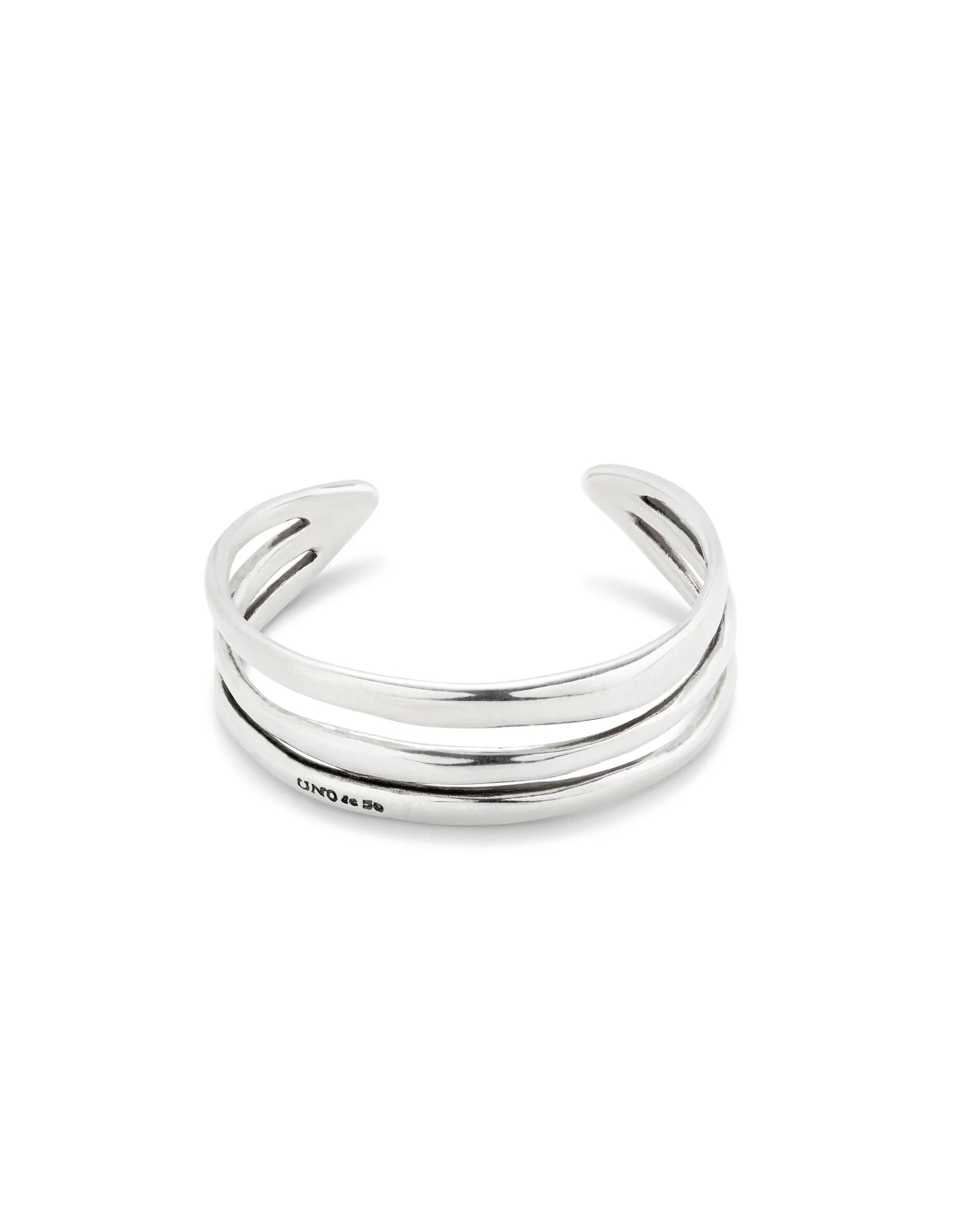 Uno de 50 Triple curved handcrafted bangle bracelet