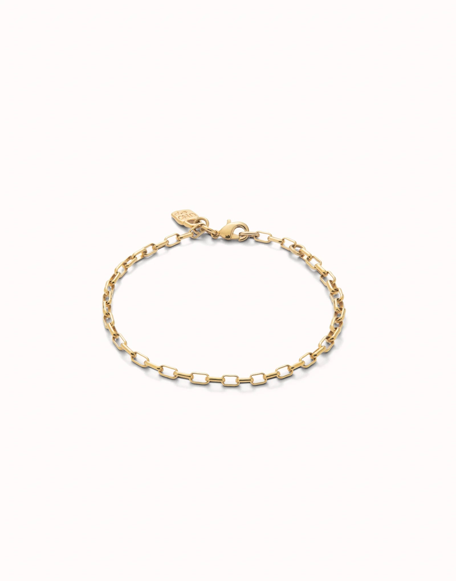 Uno de 50 Mid-sized link charm chain bracelet