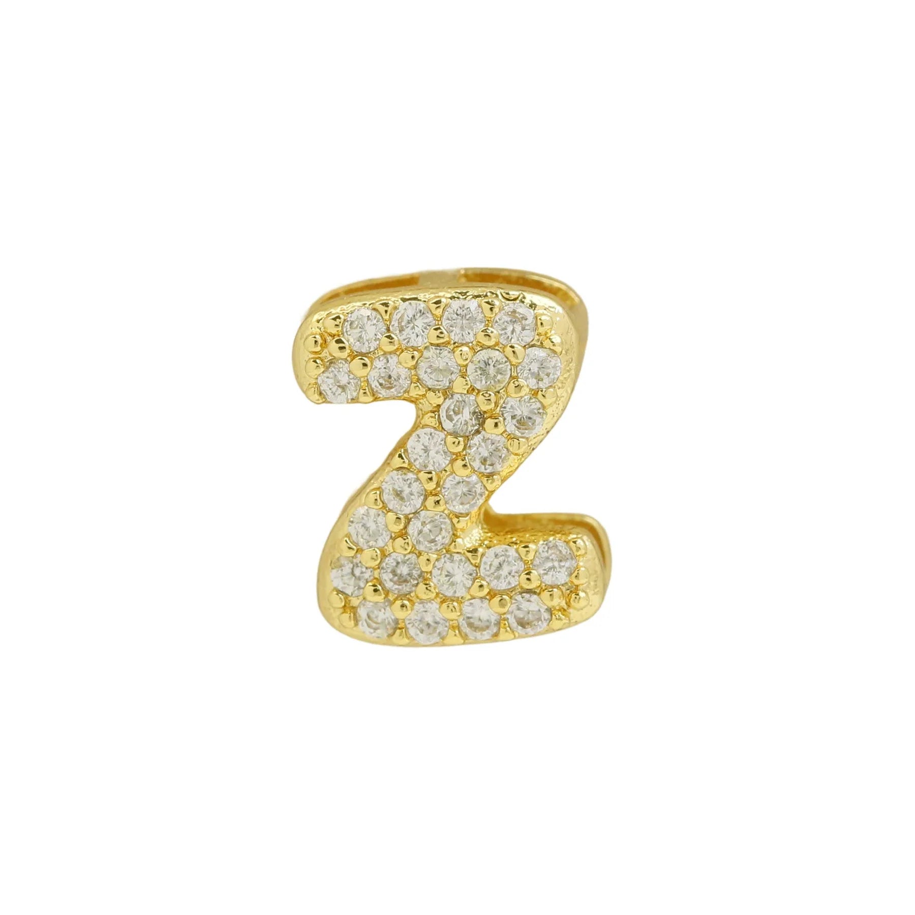 Bling Slider Necklace Initial Charm