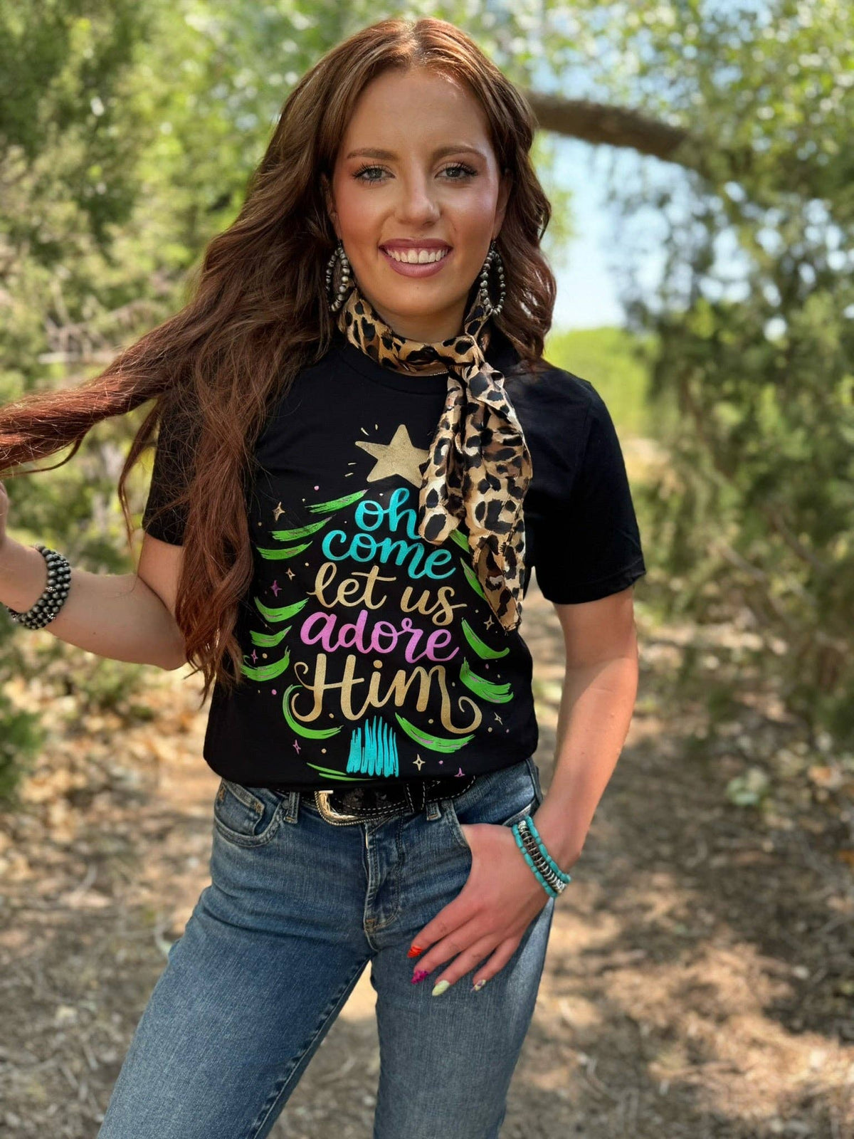 Oh Come Let us Adore Him Tee