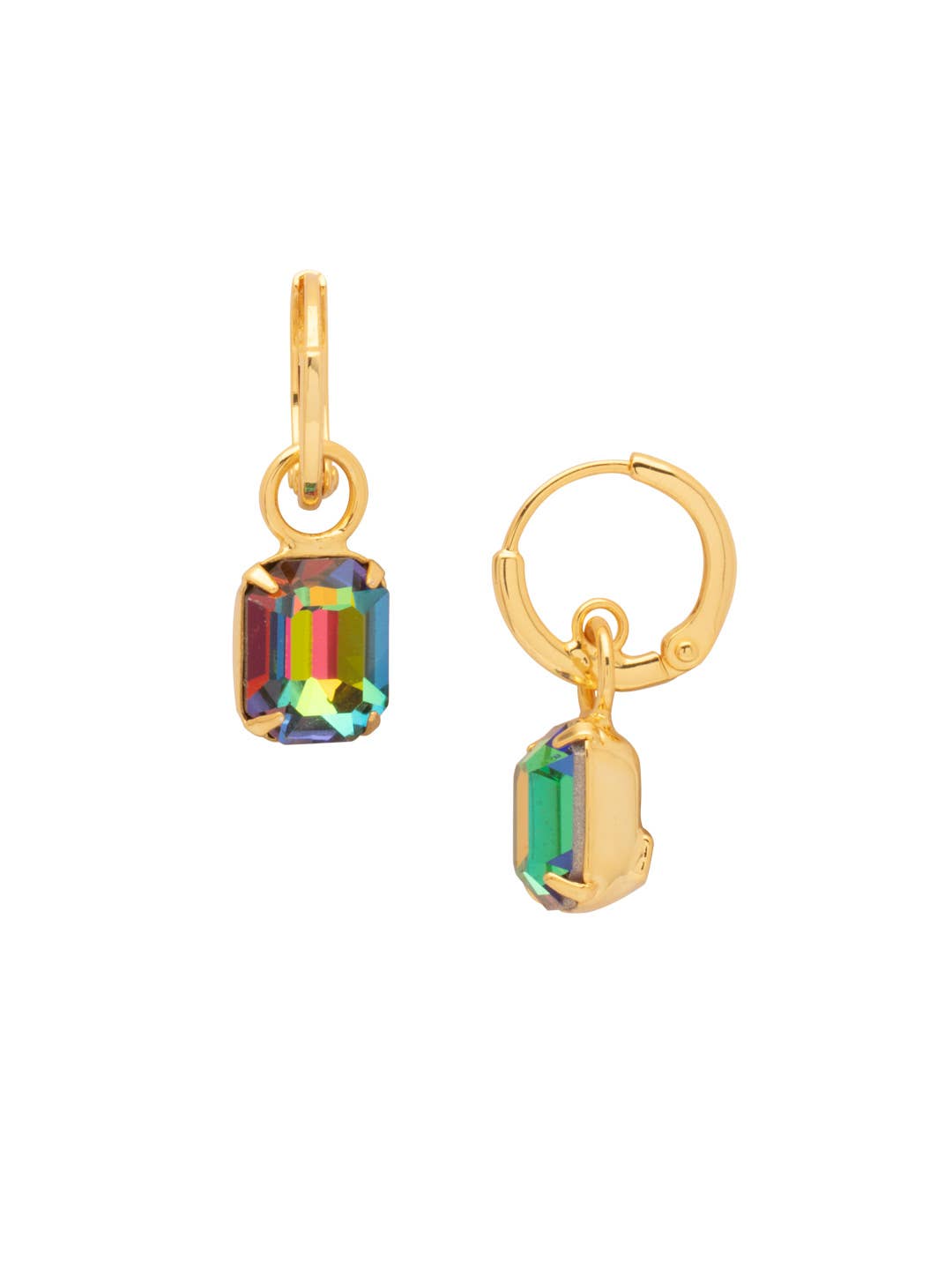 Sorrelli Octavia Huggie Hoop Earrings - Vibrant