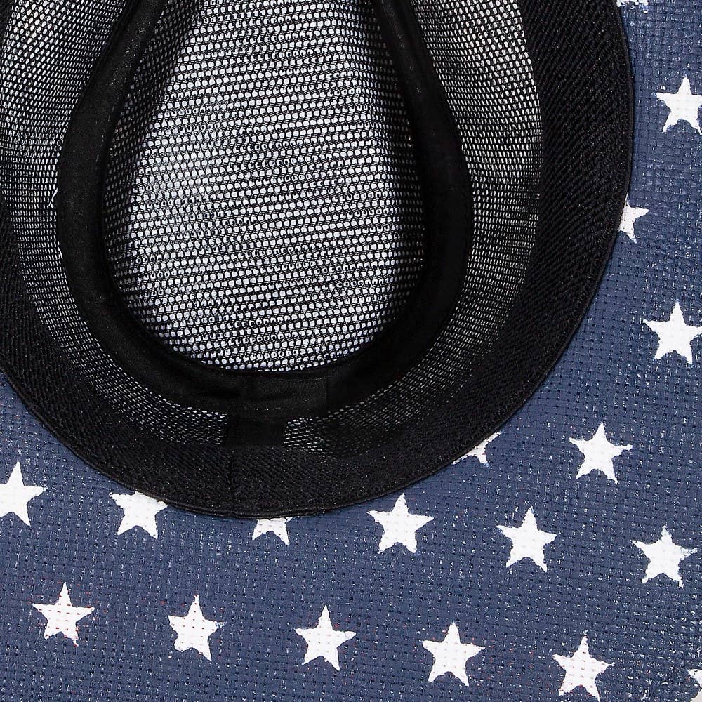 Patriotic Classic American Flag Cowboy Hat