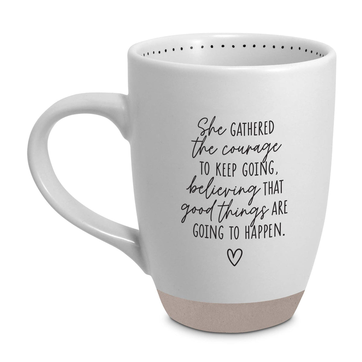 She Gathered Courage Kindness Mug