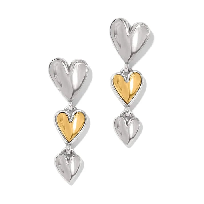 Brighton Cascade Heart Drop Earrings