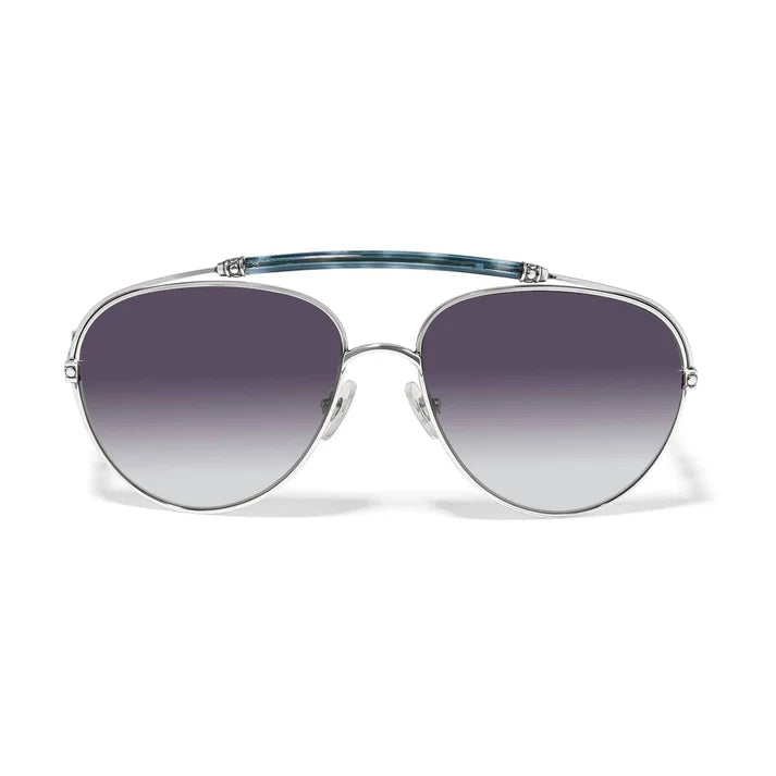 Brighton Contempo Medallion Aviator Sunglasses