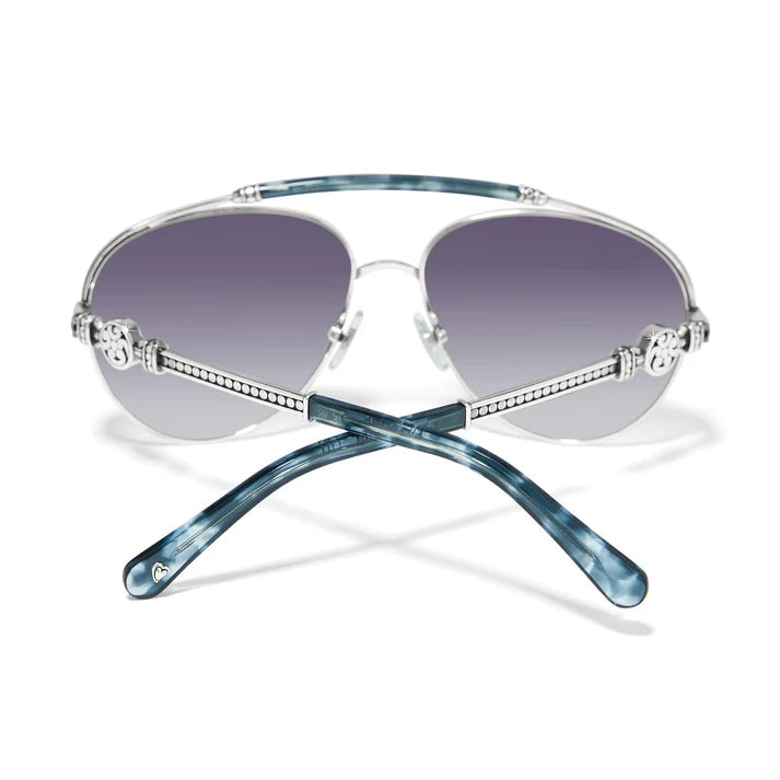 Brighton Contempo Medallion Aviator Sunglasses