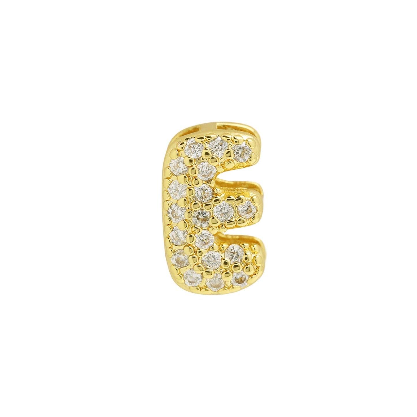 Bling Small Necklace Initial Charm