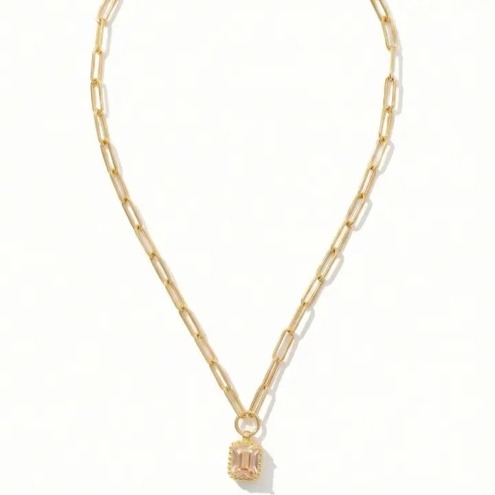 Sorrelli Octavia Scalloped Pendant Necklace - Shadow