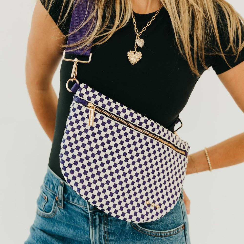 Westlyn Woven Bum Bag - Cherry Red