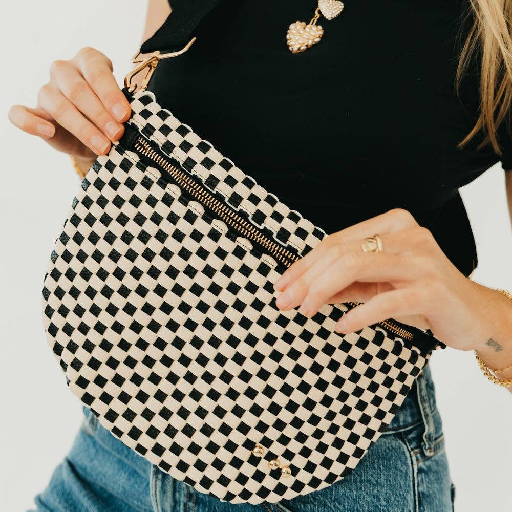 Westlyn Woven Bum Bag - Cherry Red