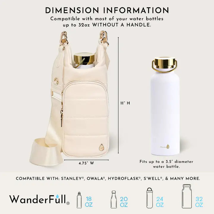 Wanderfull Ivory Vegan Leather Hydrobag — view 4