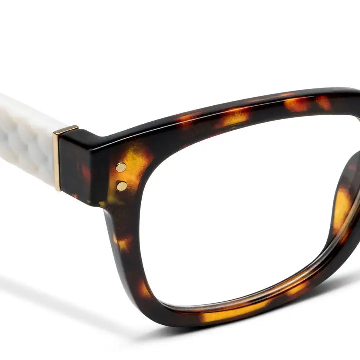 Peepers Aubrey Blue Light Glasses - Tortoise/White