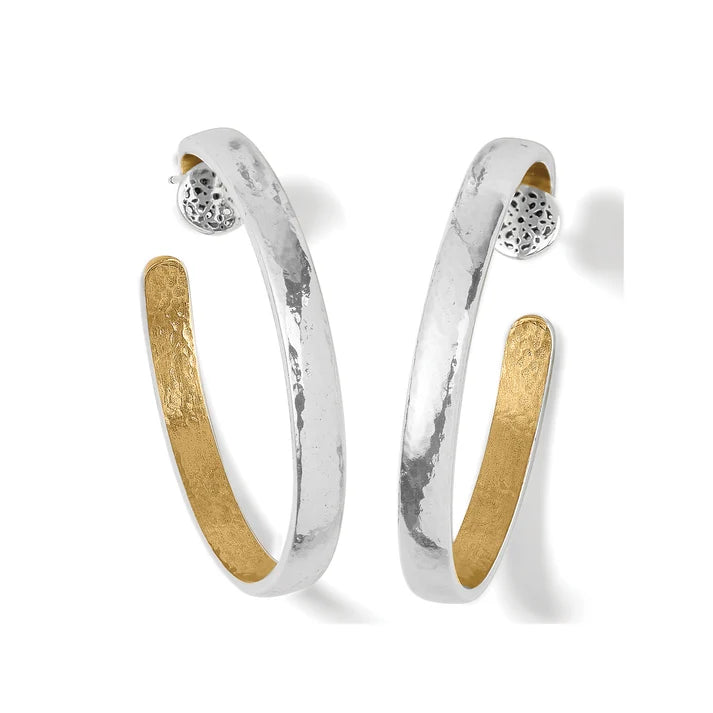 Brighton Ferrara Entrata Medium Hoop Post Earrings
