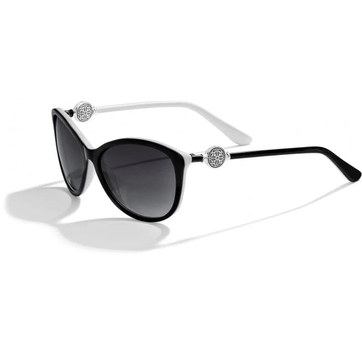 Brighton Ferrara Sunglasses Black/White One Size — Accents Boutique, Marble Falls TX