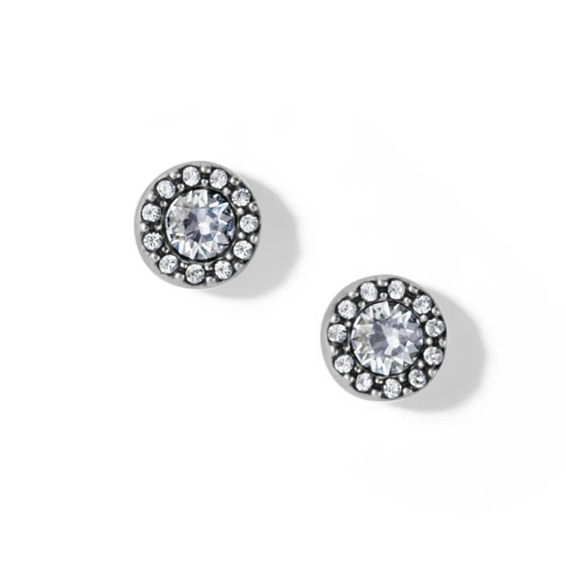 Brighton Illumina Solitaire Post Earrings Silver One Size — Accents Boutique, Marble Falls TX