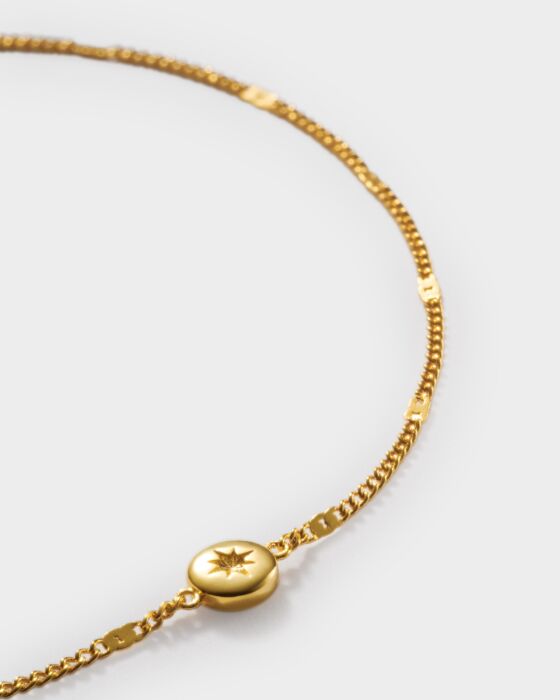 Katie Loxton Aphira Waterproof Gold Anklet
