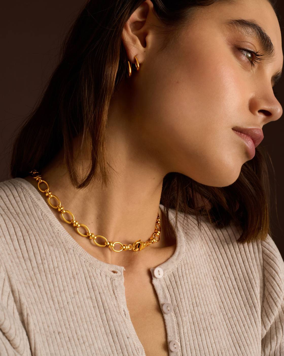 Empire Waterproof Gold Chain Necklace