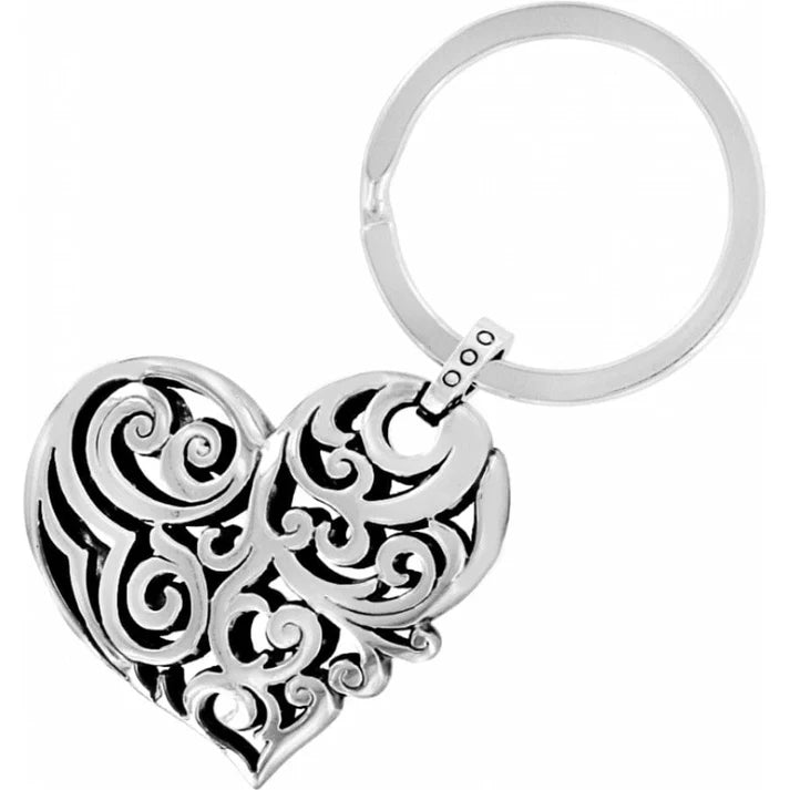 Brighton Madrid Heart Key Fob — Accents Boutique, Marble Falls TX